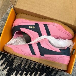 Coolest GOLA Pink and Navy Tornado Sneakers 7